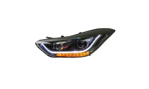 Фары передние LED с ходовыми огнями для Hyundai Elantra (2012-2018), комплект, FT Carlight — фото 6