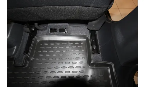Коврики в салон RENAULT Scenic III 06/2010-, 3 шт. (полиуретан) / Рено Сценик — фото 2