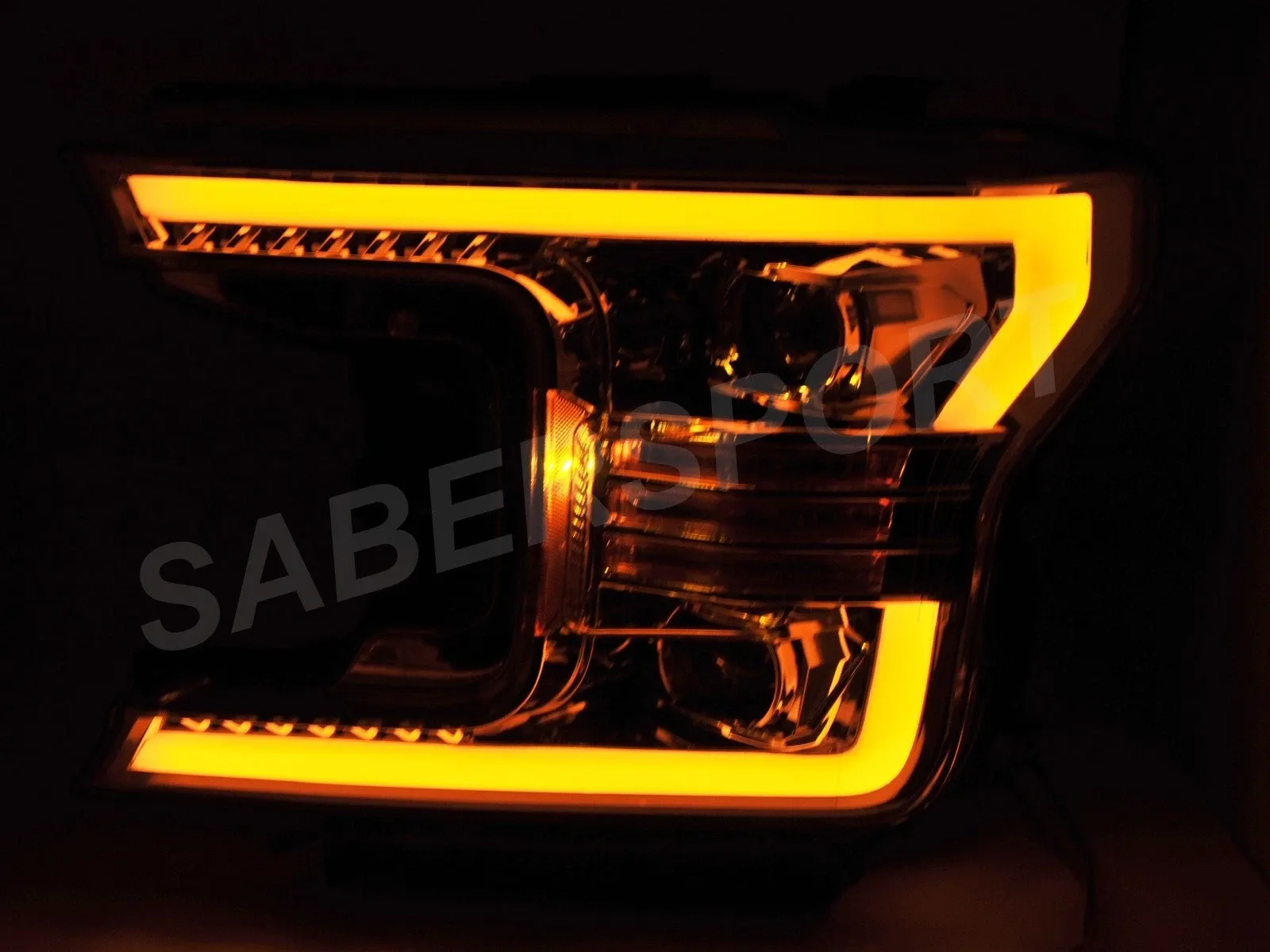 Фары галогеновые PRO Series Chrome для Ford F-150 XL/XLT 2018–2020, AlphaRex — фото 3