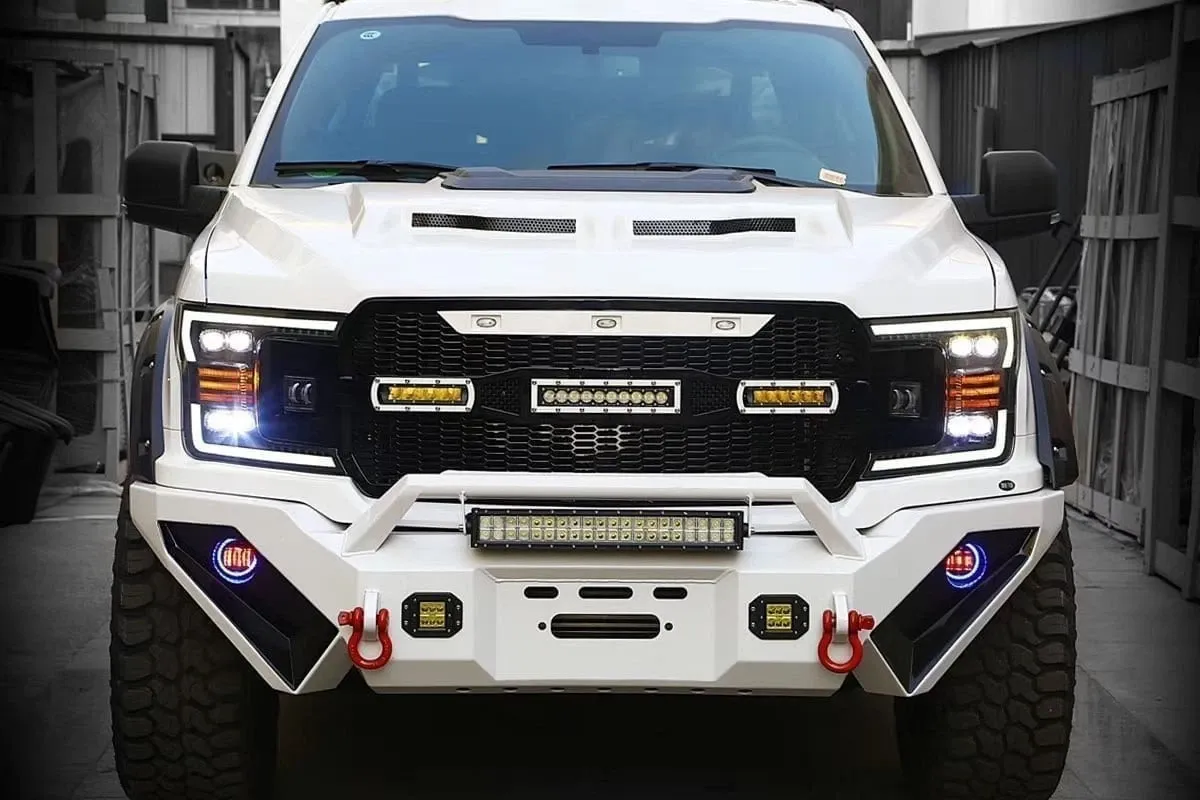 Фары светодиодные Alpha-Black NOVA для Ford F-150 XL/XLT 2018–2020, AlphaRex — фото 3