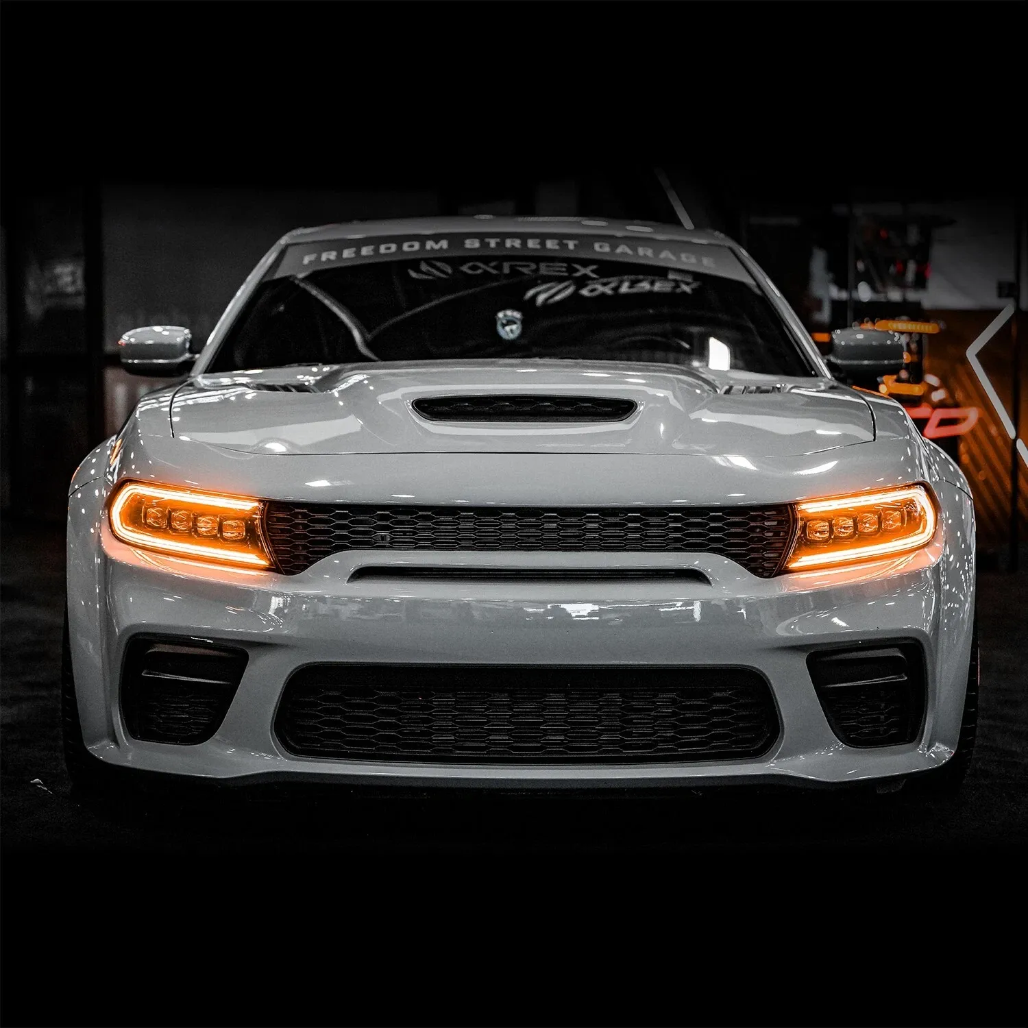 Фары проекторные Black NOVA для Dodge Charger 2015–2023 (см. примечание), AlphaRex — фото 3