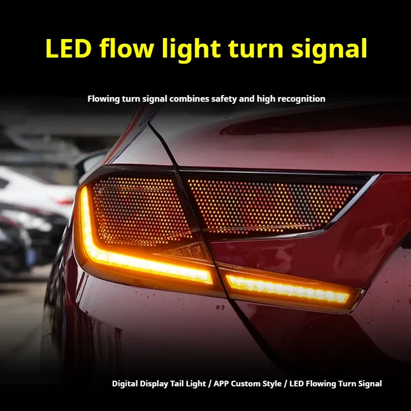 Задние LED-фонари RGB динамический поворотник для Honda Accord 10 (2018-2022), комплект, комплект, FT Carlight Carlight — фото 3