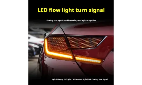 Задние LED-фонари RGB динамический поворотник для Honda Accord 10 (2018-2022), комплект, комплект, FT Carlight Carlight — фото 3