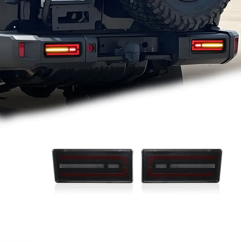 Задний LED-фонарь динамический поворотник для Toyota Land Cruiser 70 (1993-2023), комплект, комплект, FT Carlight Carlight — фото 1