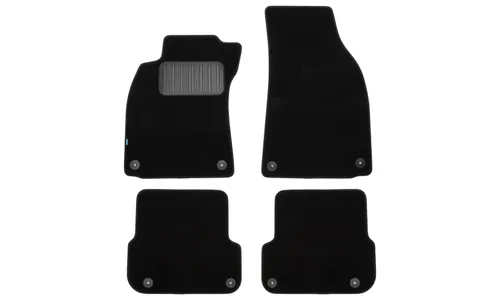 Коврики в салон Klever Premium AUDI A4 8E АКПП 2004-2009, седан, универсал, 4 шт. (текстиль) / Ауди А4 — фото 1