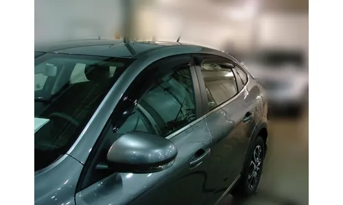 Дефлекторы боковых окон Renault Arkana, 2019-, 4ч., темный / Рено Аркана — фото 1