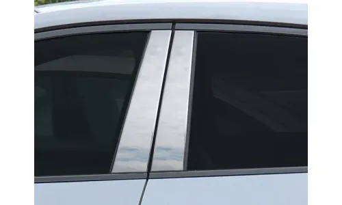 Накладки стоек дверей из нержавеющей стали 4 шт отделка двери QAA для Jaguar E-Pace 2018-2020 — фото 1