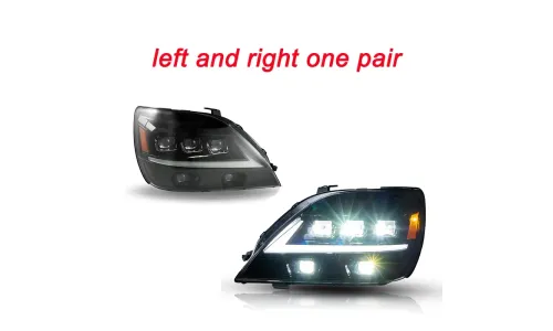 Фары передние LED с ходовыми огнями для Lexus RX (1998-2003), комплект, комплект, FT Carlight Carlight — фото 6