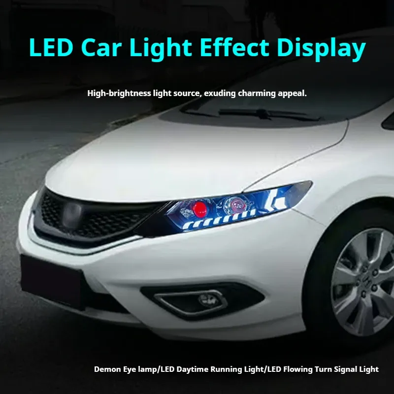 Фары передние LED с ходовыми огнями для Honda Jade (2013-2020), комплект, комплект, FT Carlight Carlight — фото 5