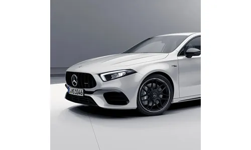Решетка радиатора Panamericana Mercedes-AMG A 45 W177, темный хром — фото 6