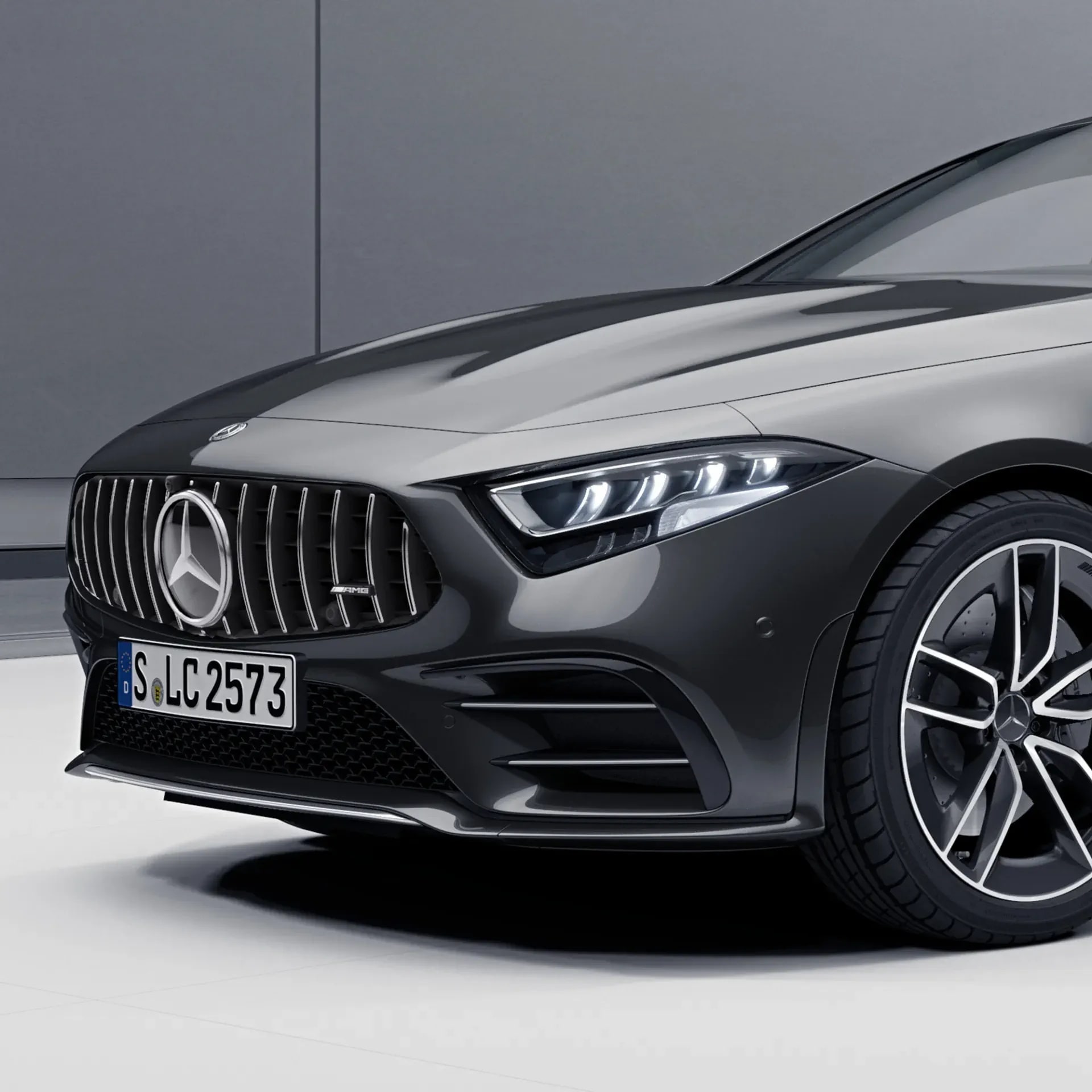 Комплект хромированной решетки Panamericana CLS 53 AMG Mercedes-Benz CLS C257 с Distronic — фото 4