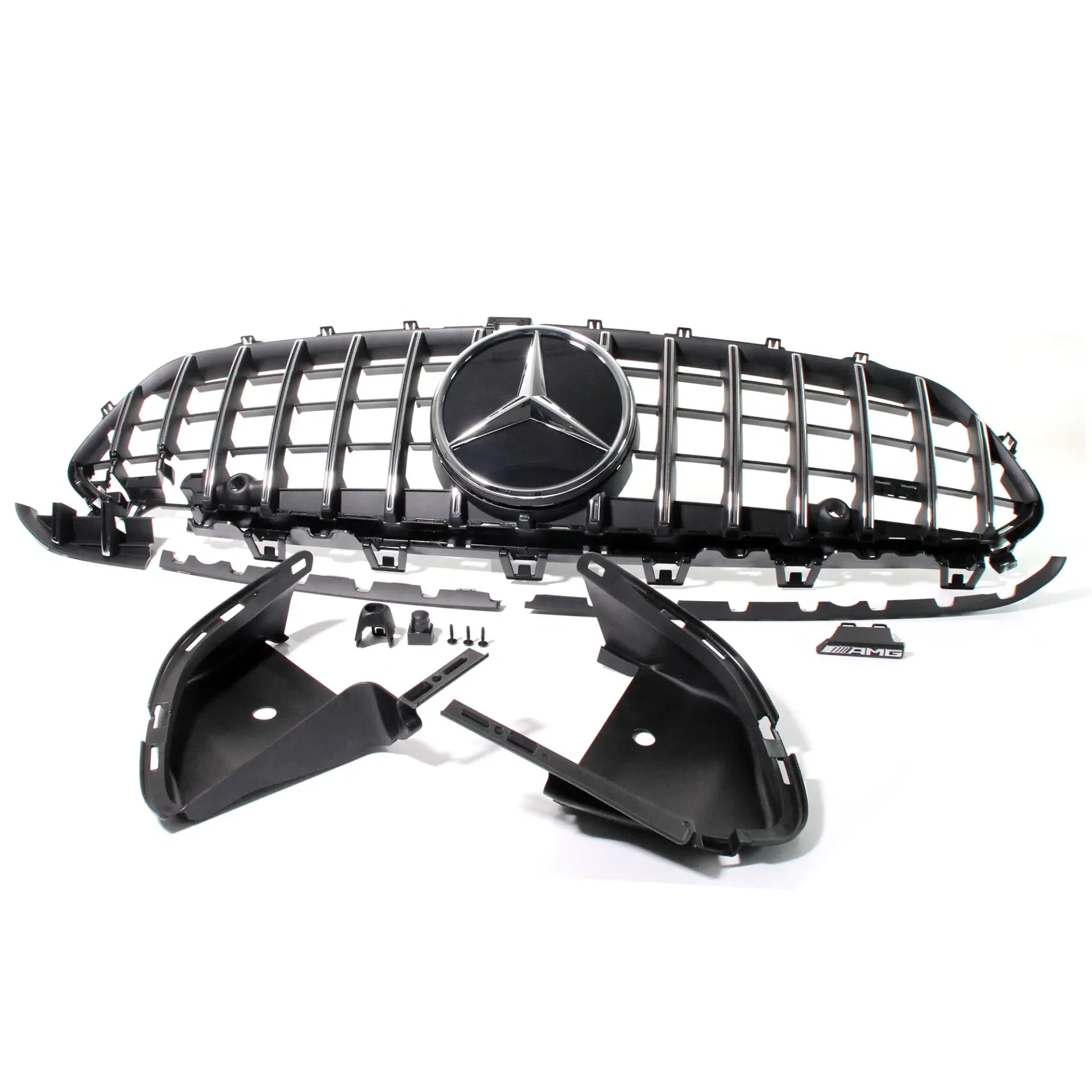 Комплект хромированной решетки Panamericana CLS 53 AMG Mercedes-Benz CLS C257 с Distronic — фото 6