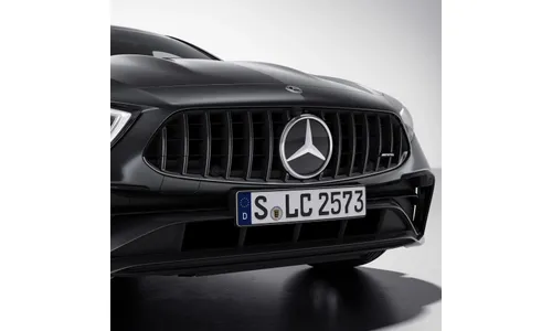 Комплект решетки Panamericana CLS 53 AMG Mercedes-Benz CLS C257, темный хром, с Distronic — фото 1