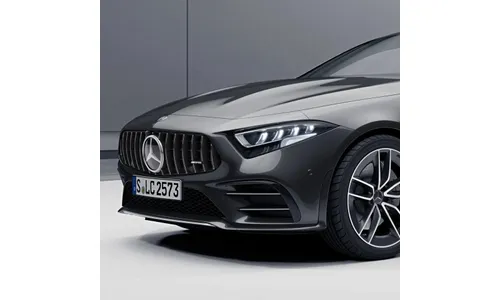 Комплект решетки Panamericana CLS 53 AMG Mercedes-Benz CLS C257, темный хром, без Distronic — фото 4