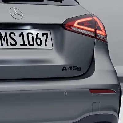 Шильдик A 45 S Mercedes-Benz A-Класс W177, черный глянцевый — фото 1