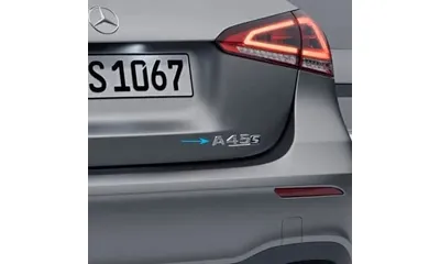 Шильдик AMG A 45 S Mercedes-Benz A W177, хромированный — фото 1