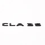 Черный глянцевый шильдик CLA 35 Mercedes-Benz CLA C118/X118 на крышку багажника — фото 3