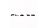 Черный глянцевый шильдик CLA 35 Mercedes-Benz CLA C118/X118 на крышку багажника — фото 3