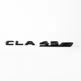 Шильдик AMG CLA 45 S Mercedes-Benz CLA C118, черный глянцевый — фото 2