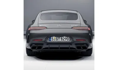 Задний бампер и диффузор Night Package в стиле AMG GT 63 S для Mercedes-AMG GT X290 — фото 1