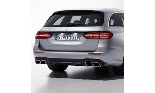 Задний диффузор E 63 AMG с хромированными насадками для Mercedes-Benz E-Класса S213 — фото 1