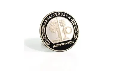 Эмблема Affalterbach на передний бампер, золотистая — фото 1