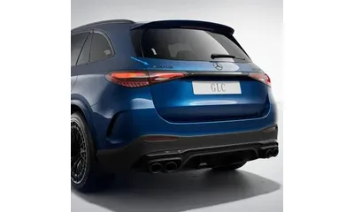 Шильдик AMG Mercedes-Benz GLC X254 на крышку багажника, темный хром — фото 1