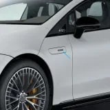 Шильдик Mercedes-Benz EQS V297 на крыло, хромированный — фото 2