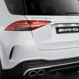 Хромированный шильдик AMG Mercedes-Benz GLE V167 — фото 5