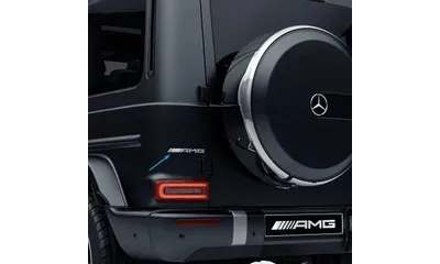 Хромированный шильдик AMG Mercedes-Benz G-Class W463A на заднюю дверь — фото 1