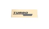 Комплект шильдиков Turbo 4Matic AMG на крылья, черный глянцевый, 2 шт. — фото 4