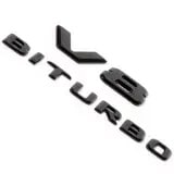 Комплект шильдиков V8 Biturbo на крылья Mercedes-Benz G-Класс W463A, черный глянцевый, 2 шт. — фото 2