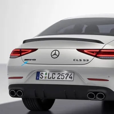 Эмблема AMG Mercedes-Benz CLS W257, темный хром — фото 1