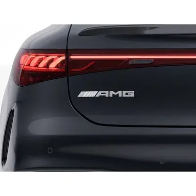 Хромированный шильдик AMG Mercedes-Benz EQE V295 на крышку багажника — фото 1