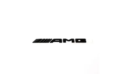 Самоклеящийся шильдик AMG Mercedes-Benz G-Класс W465, черный, 18,5 × 2 см — фото 1