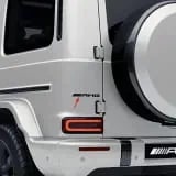Самоклеящийся шильдик AMG Mercedes-Benz G-Класс W465, черный, 18,5 × 2 см — фото 3
