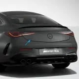 Шильдик AMG Mercedes-Benz CLE C236 на крышку багажника, темный хром — фото 2