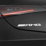 Хромированный шильдик AMG Mercedes-Benz CLE C236 на крышку багажника — фото 5