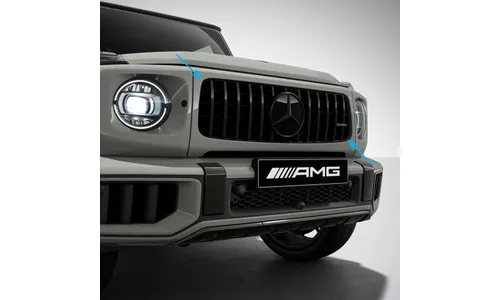 Комплект решетки Panamericana G 63 AMG Mercedes-Benz G-Класс W465, темный хром — фото 1