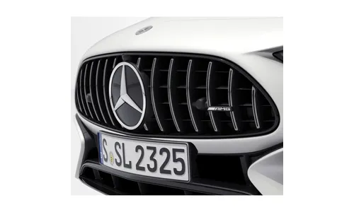 Ламели Panamericana черный хром для решетки Mercedes-AMG SL R232 — фото 1