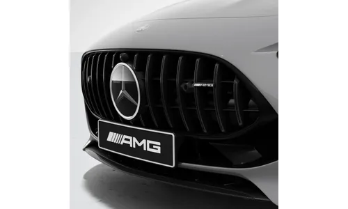 Решетка Panamericana черный хром Mercedes-AMG GT C192 — фото 2