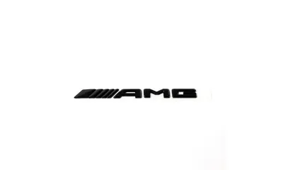 Черный глянцевый шильдик AMG Mercedes-Benz G-Class W463A, 185 × 20 мм — фото 1