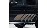 Комплект золотистых наклеек AMG Techgold Mercedes-Benz G-Class W463A на кузов и зеркала — фото 3