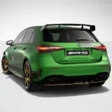 Комплект декоративных наклеек Mercedes-Benz A W177 на крышу для автомобиля с панорамной крышей, желто-черно-серый — фото 2