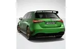 Комплект декоративных наклеек Mercedes-Benz A W177 на крышу для автомобиля с панорамной крышей, желто-черно-серый — фото 2