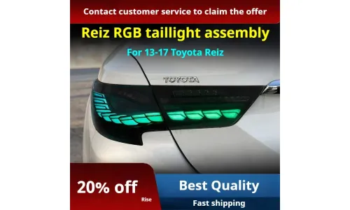 Задние LED-фонари RGB динамический поворотник для Toyota Mark X (2010-2017), комплект, комплект, FT Carlight Carlight — фото 2