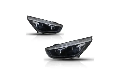 Фары передние LED с ходовыми огнями для Hyundai IX35 (2009-2016), комплект, комплект, FT Carlight Carlight — фото 6