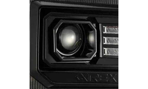 Фары светодиодные Alpha-Black LUXX для GMC Sierra 1500/2500/3500 2015–2018, AlphaRex — фото 6