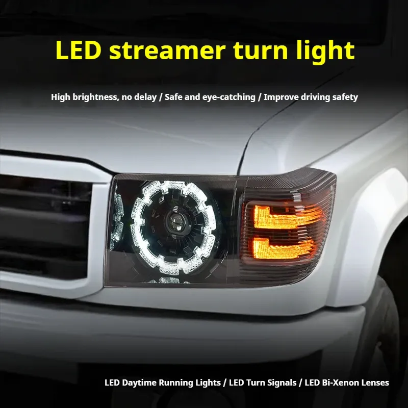 Фары передние LED с ходовыми огнями для Toyota Land Cruiser 70 (2007-2023), комплект, комплект, FT Carlight Carlight — фото 3