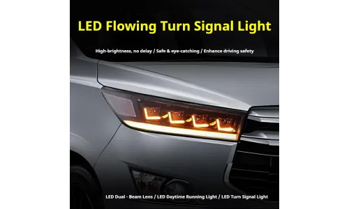 Фары Full LED проектор ДХО для Toyota Innova (2016-2022), комплект, комплект, FT Carlight Carlight — фото 3